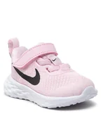 Buty dla dziewczynek - Nike Sneakersy Revolution 6 Nn (TDV) DD1094 608 Różowy - miniaturka - grafika 1