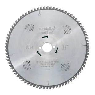 Metabo Piła tarczowa HW/CT O 230x2,6/1,8x30 Z=60 WZ 5 multi cut 628085000 - Tarcze do pił - miniaturka - grafika 1