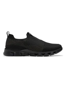 Clarks Slippersy "Nature X" w kolorze czarnym - Półbuty męskie - miniaturka - grafika 1