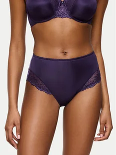 Triumph Figi klasyczne z wysokim stanem Ladyform Soft Maxi 10210671 Fioletowy - Majtki damskie - miniaturka - grafika 1