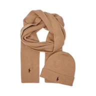 Czapki męskie - POLO RALPH LAUREN Wełniany szal + czapka - miniaturka - grafika 1