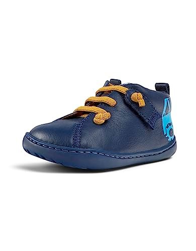 CAMPER Buty dziecięce Peu Cami First Walkers Ankle Boot, uniseks, Dark Blue Brown, 26 EU