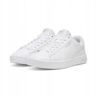 Buty trekkingowe damskie - BUTY sportowe PUMA RICKIE 394252-08 skóra ekologiczna białe trampki 39 - miniaturka - grafika 1