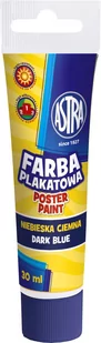 Astra Farby plakatowe w tubie ASTRA 30ml - niebieska ciemna 00030AST - Farby i media malarskie - miniaturka - grafika 3