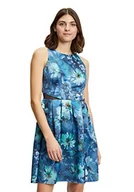 Sukienki - Vera Mont Vera Mont Sukienka damska 8413/4068, ciemnoniebieska/mięta, 36, ciemnoniebieski/miętowy - miniaturka - grafika 1