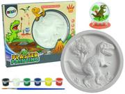 Zabawki kreatywne - Import LEANToys Malowanie Farby Odlew Gipsowych Dinozaur Podpórka 9469 - miniaturka - grafika 1