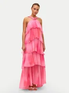 Sukienki - Vero Moda Sukienka wieczorowa Felicia 10295237 Różowy Slim Fit - miniaturka - grafika 1