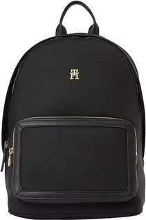 Torebki damskie - Tommy Hilfiger Damski plecak TH Essential S, czarny, jeden rozmiar, Czarny - grafika 1