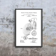 Plakaty - Plakat retro Rower Hentz USA - miniaturka - grafika 1