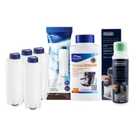 Akcesoria i części do ekspresów do kawy - Zestaw Delonghi - AL-S002 4szt, MultiClean DLSC550, Uniwersalny Odkamieniacz 250ml - miniaturka - grafika 1