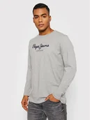 Koszulki męskie - Pepe Jeans Longsleeve Eggo PM508209 Szary Regular Fit - miniaturka - grafika 1