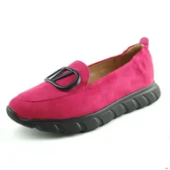 Mokasyny damskie - Mokasyny damskie VINCEZA 10859 zamsz wkł.skóra - miniaturka - grafika 1