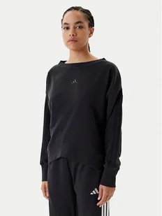 adidas Bluza Seasonal Essentials 3-Stripes JM1900 Czarny Regular Fit - Bluzy damskie - miniaturka - grafika 1