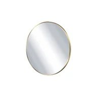 Lustra - Lustro łazienkowe okrągłe 60 cm Excellent Virro w ramie złoty szczotkowany DOEX.VI060.GB - miniaturka - grafika 1