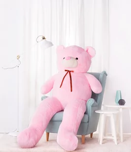Miś Gustaw, duży miękki Miś Valor, 200 cm, różowy - Maskotki i pluszaki - miniaturka - grafika 1