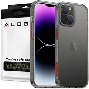 Etui na telefon Alogy Protective Case obudowa ochronna do Apple iPhone 14 Plus Czarno-przezroczyste + Szkło - Etui i futerały do telefonów - miniaturka - grafika 2