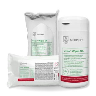 Velox Wipes NA Bezalkoholowe Chusteczki Do Mycia I Dezynfekcji Małych Powierzchni I Sprzętu Medycznego FlowPack 50 Szt - Dezynfekcja - miniaturka - grafika 1