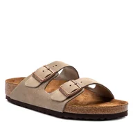 Klapki i japonki damskie - Birkenstock Klapki Arizona Bs 0951301 Taupe - miniaturka - grafika 1