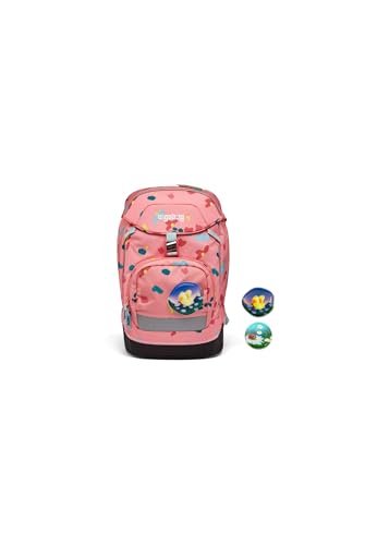 ergobag prime plecak szkolny dla dzieci, wodoodporny, ergonomiczny, 20 l, 1100 g, Springbear - różowy, Taglia unica