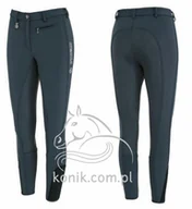 Bryczesy - Pikeur Bryczesy LUCINDA GRIP CORKSHELL II z silikonowym lejem dark shadow - miniaturka - grafika 1