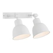 Lampy ścienne - MLAMP Kinkiet LAMPA ścienna AREUF 676  metalowa OPRAWA listwa regulowane reflektorki białe MLAMP - miniaturka - grafika 1