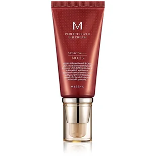 Missha M Perfect Cover krem BB do twarzy SPF42 No.25 Warm Beige 50ml - Kremy BB - miniaturka - grafika 1