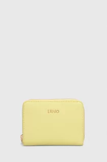 Portfele - Liu Jo portfel damski kolor żółty - grafika 1