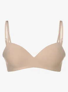 Calvin Klein Damski biustonosz push-up Kobiety Sztuczne włókno beżowy|różowy jednolity, 70B - Biustonosze - miniaturka - grafika 1