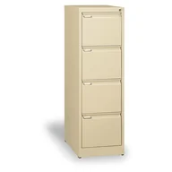 Szafy biurowe - B2B Partner Metalowa szafa kartotekowa A4, 4 szuflady, beżowy 178664 - miniaturka - grafika 1
