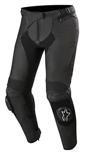 Alpinestars Spodnie motocyklowe Stella Missile V2 Leather Pants Black, czarne, 50 - Odzież motocyklowa - miniaturka - grafika 1