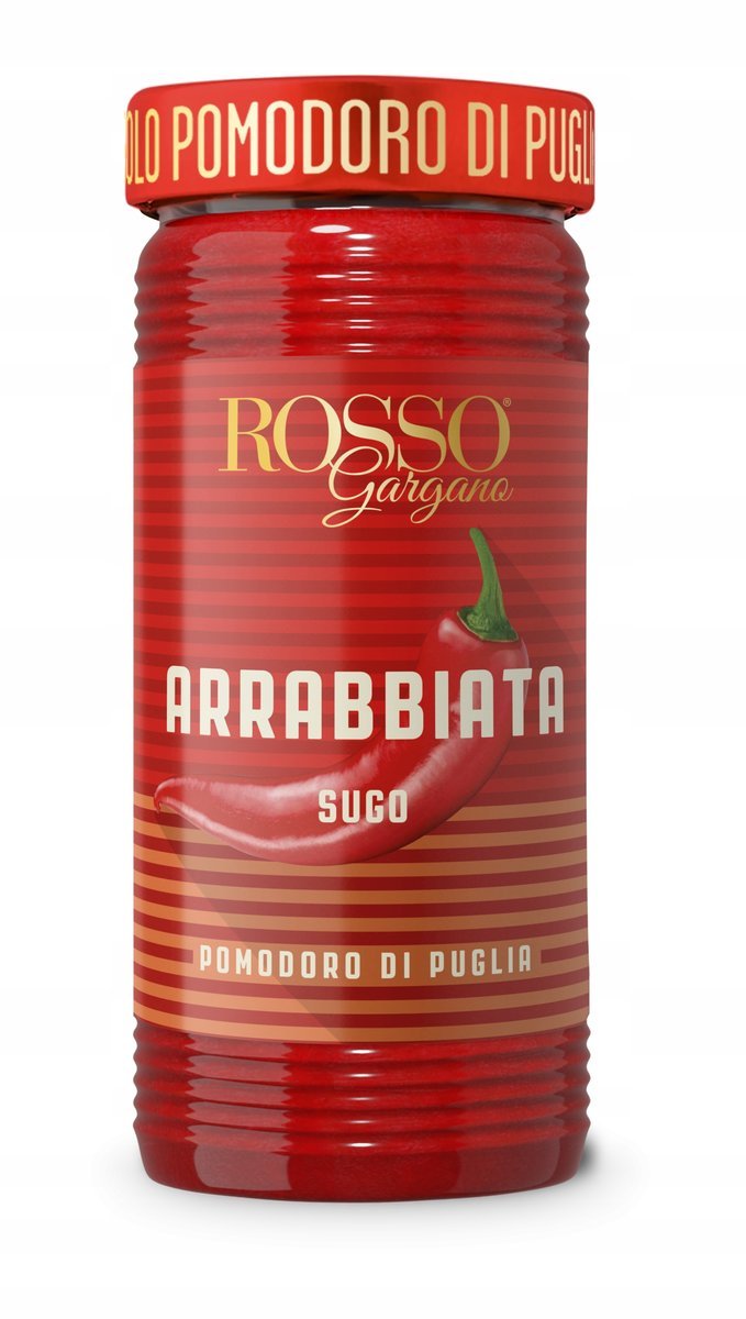 Pikantny Sos pomidorowy Sugo all'Arrabbiata 290g - Rosso Gargano