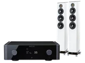 Zestawy stereo - Rotel Michi X3 S2 (czarny) + Vela FS409.2 (biały) - miniaturka - grafika 1