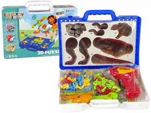 Klocki Konstrukcyjne 3D DIY Dinozaury - Klocki - miniaturka - grafika 1