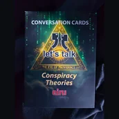 Książki do nauki języka angielskiego - Karty Konwersacyjne - Let's talk - CONSPIRACY THEORIES - miniaturka - grafika 1