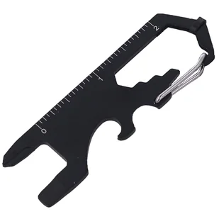 Barbaric MultiTool Card with Snap Hook, Black Stainless (39052) - Multitools - miniaturka - grafika 1