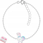 Biżuteria dla dzieci - BRANSOLETKA SREBRNA 925 DLA DZIEWCZYNKI - miniaturka - grafika 1