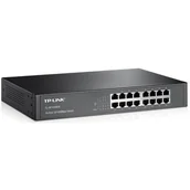 Pozostałe akcesoria sieciowe - TP-Link TL-SF1016DS Switch 16-port. Rack 13 - miniaturka - grafika 1