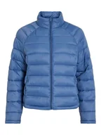 Kurtki damskie - Vila Kurtka pikowana "Sibiria" w kolorze niebieskim - miniaturka - grafika 1