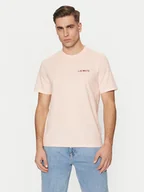 Koszulki męskie - Lacoste T-Shirt TH5231 Różowy Regular Fit - miniaturka - grafika 1