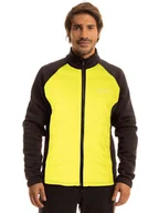 Kurtki i kamizelki sportowe męskie - Fischer Kurtka hybrydowa w kolorze żółto-czarnym - miniaturka - grafika 1