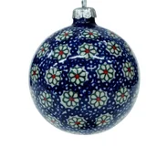 Bombki - Ceramiczna bombka duża Ceramika Bolesławiec - miniaturka - grafika 1