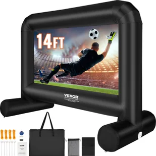 VEVOR Nadmuchiwany ekran projekcyjny PVC 215,9 cm 1080P, 4K, 3D, HDR Zewnętrzny przenośny ekran projekcyjny 16:9 do kina domowego, ogrodu, kempingu, imprez rekreacyjnych itp. - Ekrany projekcyjne VEVOR Nadmuchiwany ekran projekcyjny PVC 215,9 cm 1080P, 4K, 3D, HDR Zewnętrzny przenośny ekran projekcyjny 16:9 do kina domowego, ogrodu, kempingu, imprez rekreacyjnych itp. - Ekrany projekcyjne - miniaturka - grafika 1