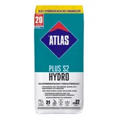 Kleje i inne preparaty budowlane - Atlas Zaprawa klejowa PLUS 2 hydro 15 kg - miniaturka - grafika 1