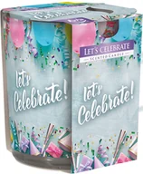 Świece - Bispol Świeca zapachowa w szkle SN72S-49, LET'S CELEBRATE, 1 szt 5906927037868 - miniaturka - grafika 1