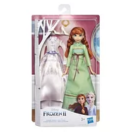 Lalki dla dziewczynek - Hasbro Kraina Lodu Frozen II Anna z dodatkowym ubrankiem E6908/E5500 - miniaturka - grafika 1