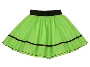 SPÓDNICZKA POLIESTER ZIELONA 34cm - Sukienki i spódniczki dla dziewczynek - miniaturka - grafika 1