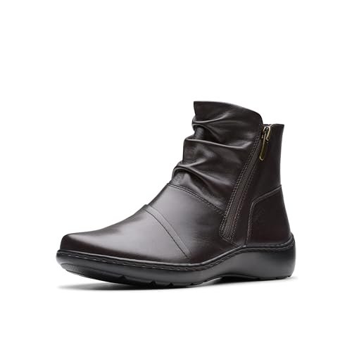 Clarks Damskie botki Cora Pace, Czekolada, 40 EU