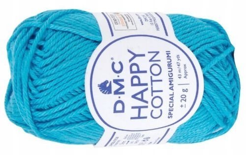 włóczka HAPPY COTTON DMC 786 / turkus