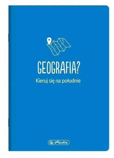 Zeszyt A5 w kratkę 60 kartek Geografia HERLITZ 10 sztuk