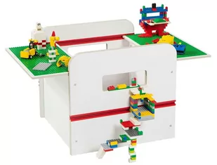 Worldsapart Worldsapart Pojemnik drewniany na zabawki Room 2 Build - kompatybilny z klockami Lego - Półki i regały dla dzieci - miniaturka - grafika 2